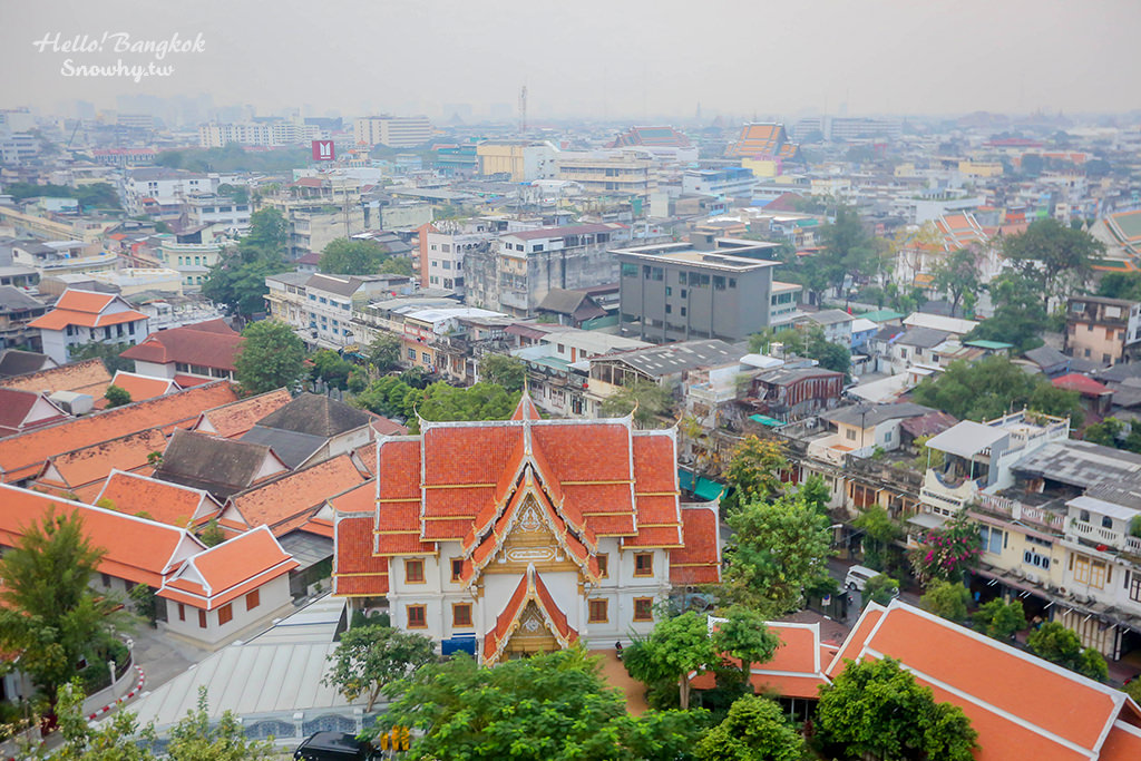 金山寺,曼谷最高的佛寺,舊城區景點,曼谷自由行