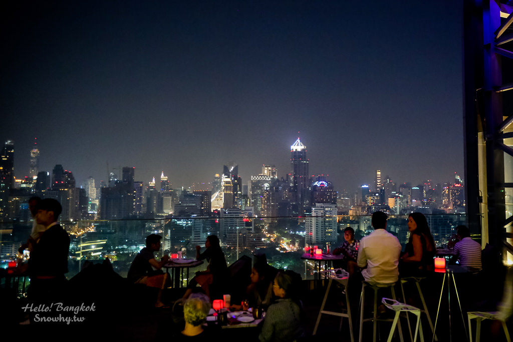曼谷高空餐廳 ,索菲特酒店,Hi So Bar,屋頂酒吧,曼谷夜景,Park Society浪漫晚餐,曼谷酒吧,曼谷景點,曼谷飯店